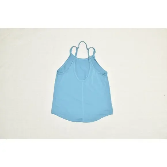 Nike Women's Light Blue Racerback Dri-FIT Tank Top Fitness Gym Size S Used - Picture 5 of 8